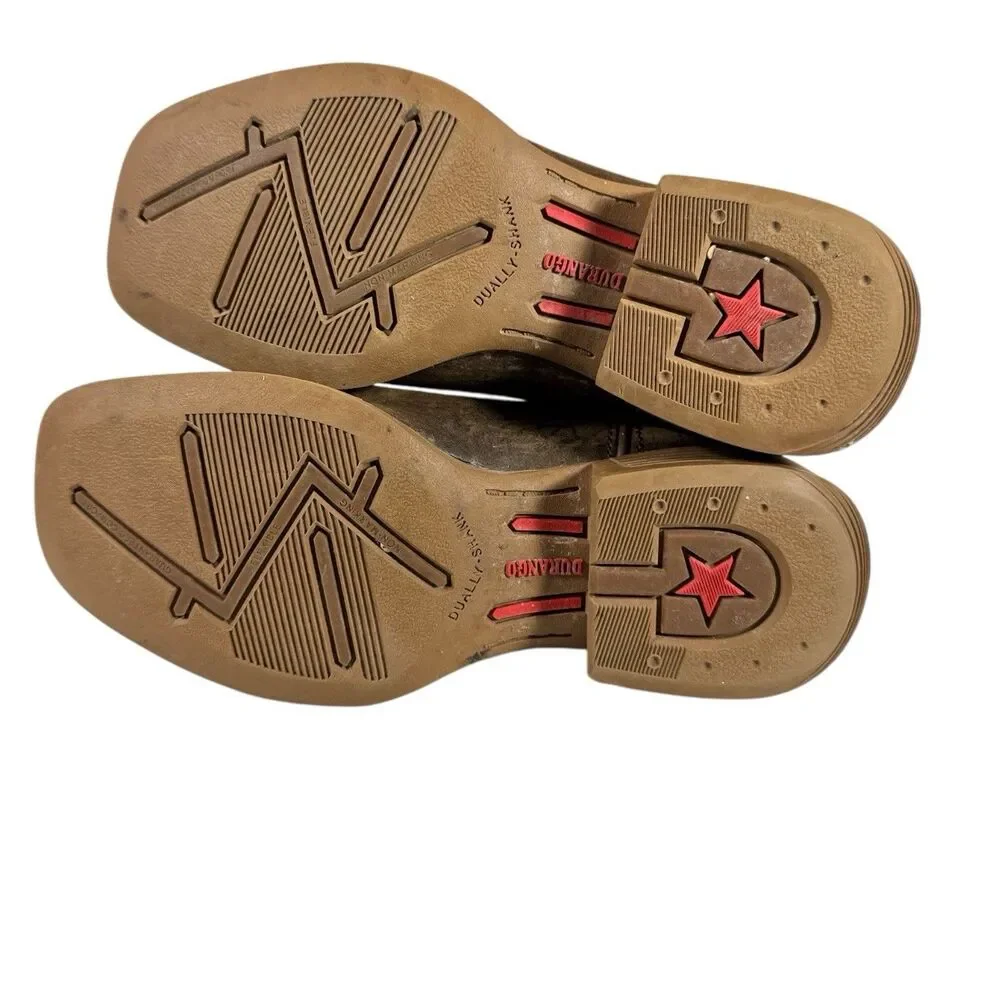 Kids Brown and Black Western Cowboy Boots